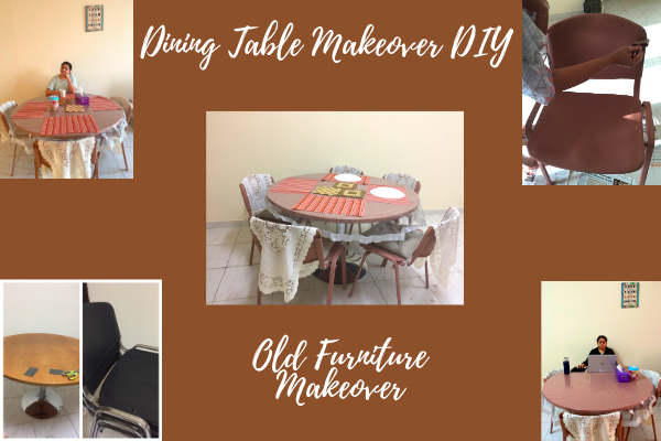 Dining Table Makeover DIY - Old Furniture Makeover